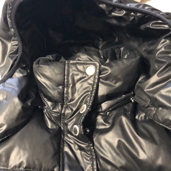 Andrew Marc New York black shiny jacket - Picture 2 of 3